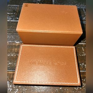 Michael Kors watch box. 41/2 x 3 inches.